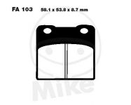 brzdové destičky EBC FA103HH. 7328925