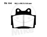 brzdové destičky EBC FA104HH. 7328933