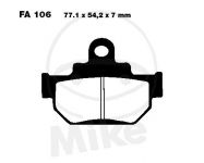 brzdové destičky EBC FA106TT. 7328487
