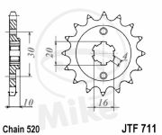 řetězové kolečko CAGIVA 125 Mito,N1 Planet, Raptor, Supercity,W8.7260599
