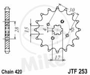 řetězové kolečko HONDA CB,CR,CY,MB,MBX,MT,MTX,NSR,ST,XR,Z,ZB,Monkey.7262777