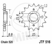 řetězové kolečko KAWASAKI EL,KL,Tengai,KLR, SUZUKI GS500E.7262819