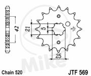 řetězové kolečko KAWASAKI KL,KLX,KX,Z, YAMAHA DT,RD,SR,XT,XV,YFA,YFM,YFZ.YZ.7262702