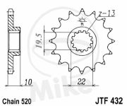 řetězové kolečko SUZUKI DR350, DR-Z400,RM250.7263072
