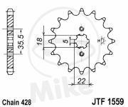 řetězové kolečko YAMAHA TW125Trailway.7263486