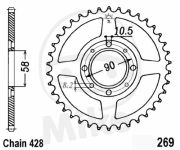 rozeta ATU, DAELIM,Honda, Hyosung,Kymco.7270879