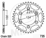 rozeta DUCATI 851, 888, 907, 600, 400, 750, 900.7270838