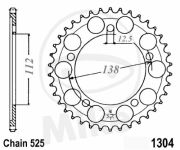 rozeta HONDA CB,CBF,CBR,VT,XL-V,7270051