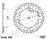 rozeta HONDA CBR600,CBR600Sport.7276686