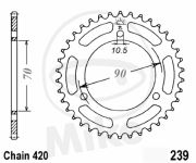 rozeta HONDA MB50-80,MBX50-80,MCX-80,MTX50-80.7270770