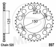 rozeta HUSABERG FC, FE,KTM Duke,Adventure,EGS,EXC,LC2,LC4,MCX,SC,SMC,SMR,Sting,SX,SX-F.7276439