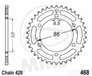 rozeta KAWASAKI BN125Eliminator.7276157