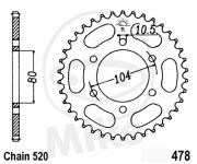 rozeta KAWASAKI ER6,KLE650Versys,GPZ,Z750,ZX6R,ZX7R,ZX9R,ZXR400. 7274012