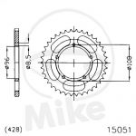 rozeta MZ/MUZ SM125, SX125,7271182