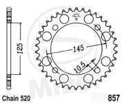 rozeta MZ, MUZ, YAMAHA. 7274293
