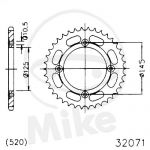 rozeta MZ, MUZ, YAMAHA. 7276462
