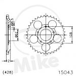 rozeta SACHS XTC 125 Racing, XTC-N 125.7276488