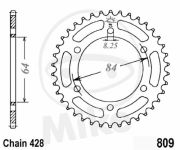rozeta SUZUKI DR 125, TS 125.7276900