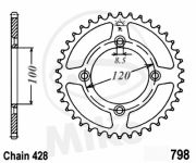 rozeta SUZUKI RM80-85, YAMAHA YZ80-85.7270846