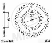 rozeta YAMAHA FS,PW,RD,TT-R.7272560