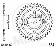 rozeta YAMAHA RD250, XS250, XS360, XS400.7273238.