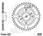 rozeta YAMAHA RD80, SR125.7271604