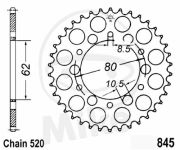 rozeta YAMAHA SR250, XT250.7273196